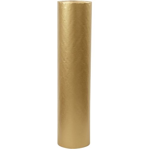 Creotime papier cadeau 50 cm 100 m 100 m 60 g or/brun