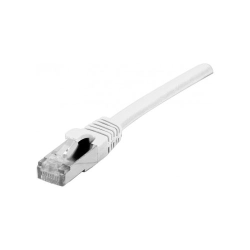 DEXLAN Cordon RJ45 catégorie 6A S/FTP LSOH snagless blanc - 0,15 m