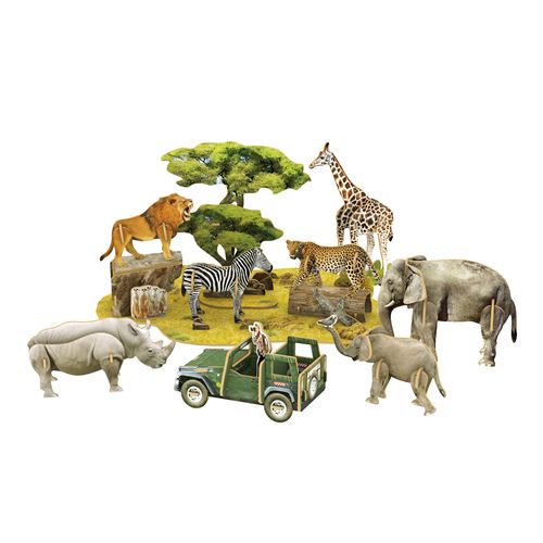 Puzzle 3D de la faune africaine - National Geographic