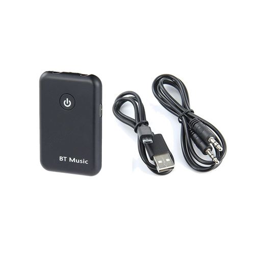 QUMOX 2 en 1 Transmetteur Audio Bluetooth récepteur,Bluetooth Emetteur Et Récepteur Sans Fil Audio Avec 3.5mm Aux