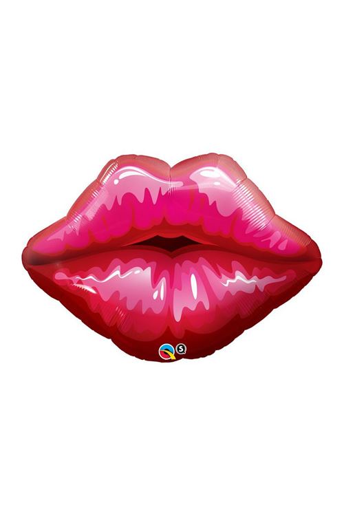 Ballon Aluminium Lèvres 76 Cm 30 Qualatex© - Rouge - 30 / 76 cm