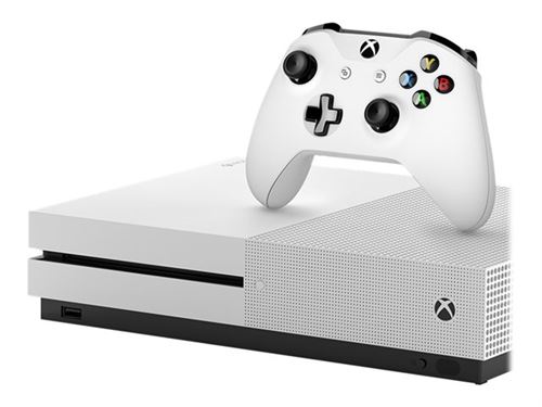 60€ sur Console Microsoft Xbox One S 1To Blanc + NBA 2K20 - Console Xbox One  - Achat & prix