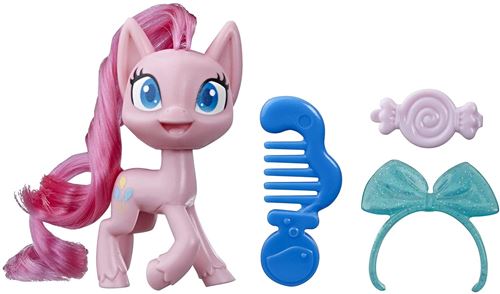 My Little Pony - Figurine 8cm - Potion Ponies - E9179 - Mini poupée Pinkie Pie avec Peigne + 4 Accessoires