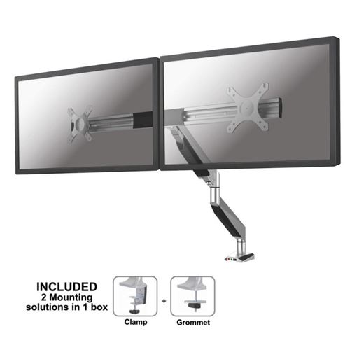 newstar computer products eur neomounts flatscreen deskmount 10-27in desk clamp/grommet noir