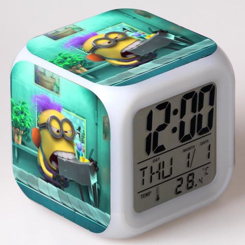 Stack Multicolore Réveil Enfant Led Multifonctionnel Coloré - Despicable Me9 #7