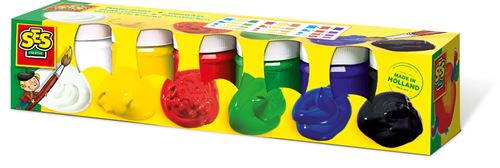 SES Creative - Peinture gouache - 6 pots de 50 ml : Classique
