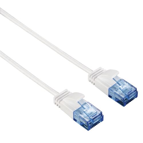 Câble réseau CAT-6 Slim-Flexible, blanc, 1,50 m