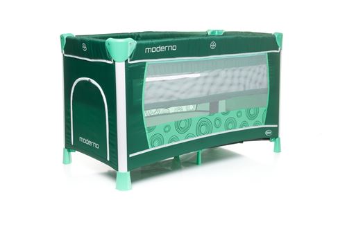 Lit parapluie deux niveau avec table à longer HODERN - max 14kg turquoise foncé