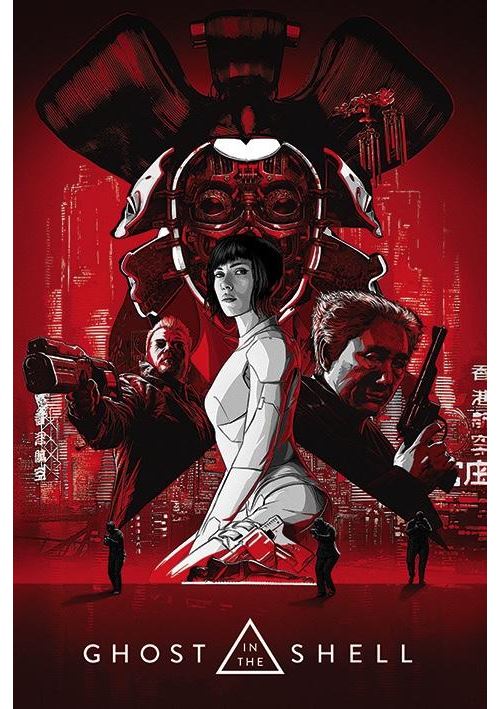 GHOST IN THE SHELL - Poster 61X91 - Red