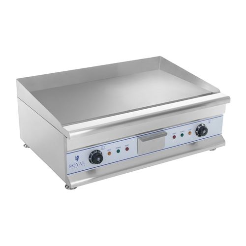 Plancha électrique lisse - 75cm - 2 x 3.2kW acier inox professionnel