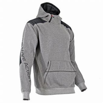 Sweat capuche jogging col haut zippé LMA Gris 8079 CYBER T M - 1