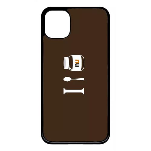 Coque My-Kase pour iPhone 11 - i love nutella - Plastique Noir
