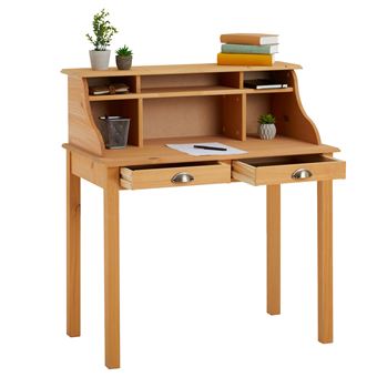 Bureau secrétaire en bois massif français design | MPMF