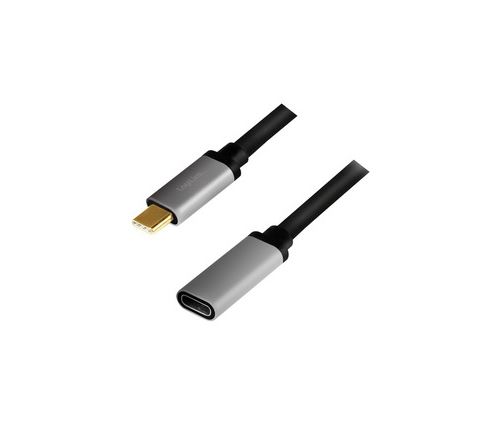 LogiLink Câble USB 3.2, fiche mâle USB-C-femelle USB-C, 0,5m