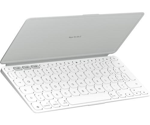 Logitech Gris Keys-To-Go 2 For Ipad - Clavier - Couvercle Intégré - Sans Fil - Bluetooth Le - Qwerty - Italien - Pâle - Image 3