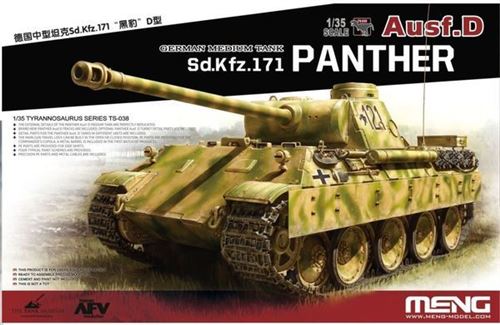 German Medium Tank Sd.Kfz.171 Panther Ausf.D- 1:35E - Meng-Model
