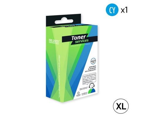 Compatible Epson 34XL/T3472 Cartouche Cyan C13T347240 (Balle de Golf)