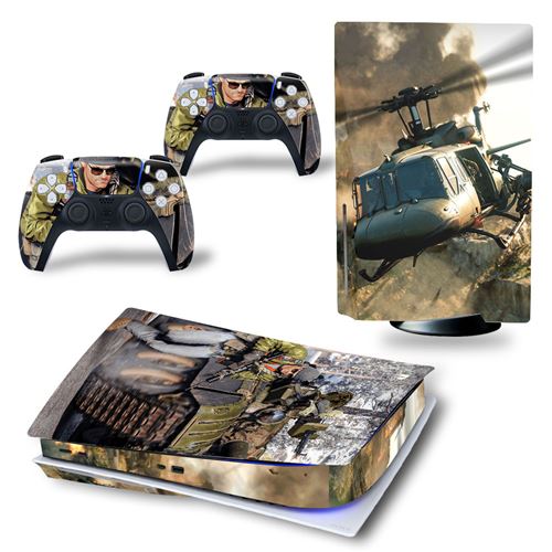 Autocollant Sticker pour Sony PS5 Édition numérique, Gall of Duty Black OPS Cold War-864