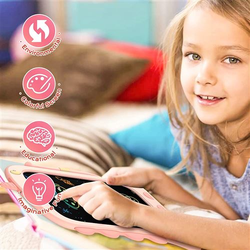 Rose) Tablette d'écriture LCD 12 pouces pour enfants adultes, tablette de  dessin enfant, ardoise magique, tablette magique enfant, cadeaux  d'anniversaire 
