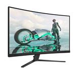 Philips Evnia 3000 32M2C3500L - Écran LED - jeux - incurvé - 32" (31.5" visualisable) - 2560 x 1440 QHD @ 180 Hz - Fast VA - 300 cd/m² - 3500:1 - HDR10 - 0.5 ms - 2xHDMI, DisplayPort - Charbon