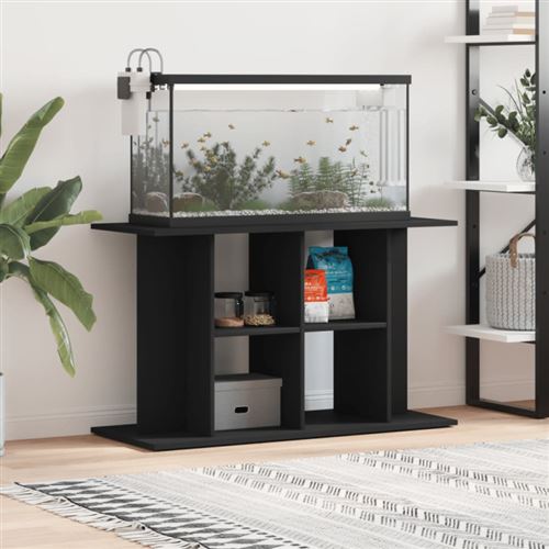Meilleurs prix pour vidaXL Support pour aquarium noir 100x40x60 cm bois d'ingénierie