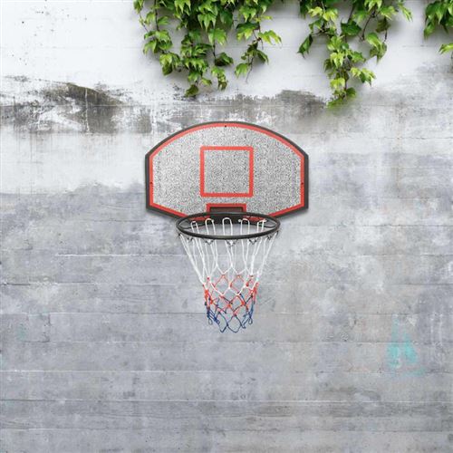 Panneau de basket ball Noir 71x45x2 cm Polyéthylène