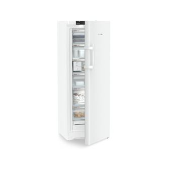 Congelateur BluPerformance NoFrost au fonctionnement silencieux (34 dB) avec electronique digitale tactile. Son volume utile est de 238 L, pour une hauteur de 165,5 cm. FrostProtect fonctionne jusqu''a -15C de temperature ambiante. Poignee a depression