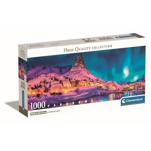 Non Communiqué Clementoni - 1000P Pannorama Lofoten Island- 98 X 33 Cm - Avec Poster