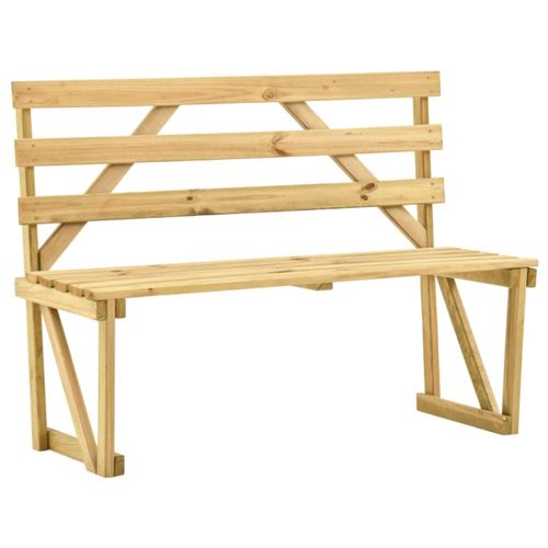 VIDAXL - Banc de jardin - Bois de pin - 120 cm - Image 3