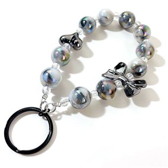 Chaîne De Téléphone Portable Avec Perles - Pendentif Cristal - Longueur 30cm - Anti-perte - Cadeau Femme
