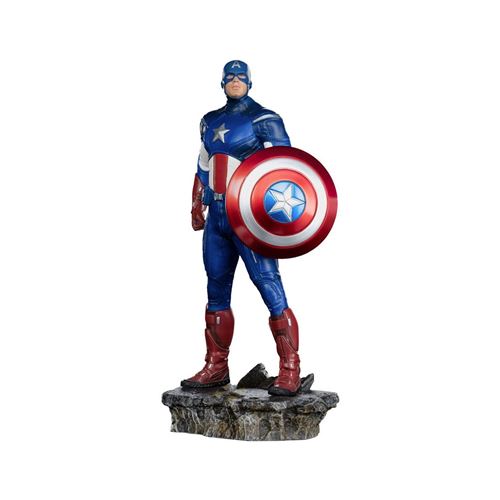 Non Communiqué Statuette Bds Art Scale 1 10 Captain America Battle Of Ny 23 Cm - The Infinity Saga