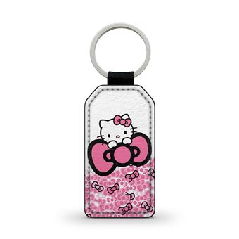 Porte-clé Hello Kitty Japon chat mignon Ref 7 Noir en Simili Cuir