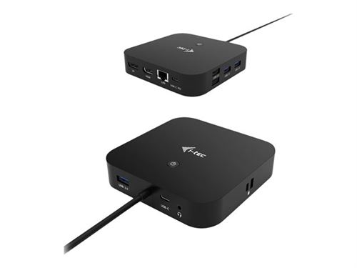 i-Tec - Station d'accueil - USB-C 3.1 / Thunderbolt 3 - HDMI, DP++ - GigE