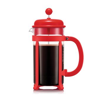 Ensemble de quatre tasses à thé/café Bodum en rouge Picard vintage, c