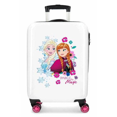 Valise cabine LA REINE DES NEIGES Sparkle - blanc 9811