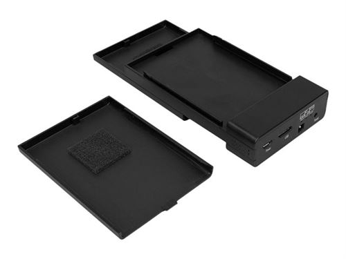 Ewent EW7043 - Externe RAID-behuizing - 2.5 - SATA 3Gb/s - RAID 0, 1, JBOD - USB 3.2 (Gen 1)