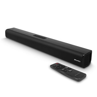 Barre de Son Bluetooth 5.0 Puissance de 50W Télécommande Awei Noir - 1
