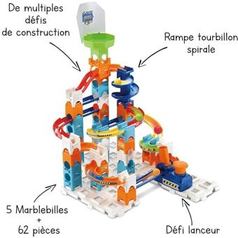 Jeu de construction Vtech Marble Rush Circuit à billes Adventure Set S100