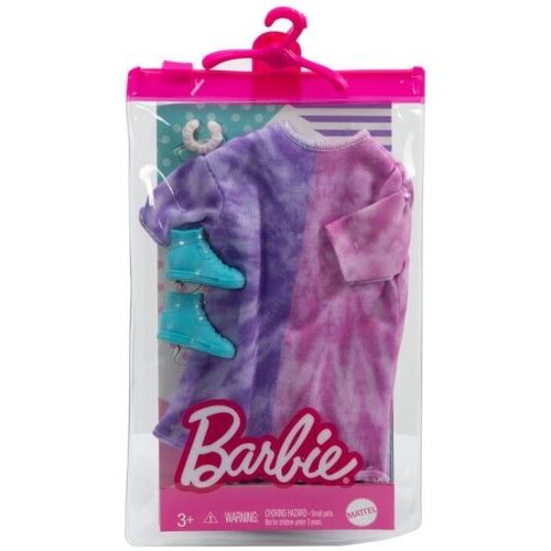 Barbie Fashion Pack - HBV31 - Ensemble robe sweat-shirt surdimensionnée + chaussures + bracelet