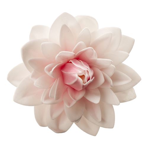 fleur dalia comestible en azyme 12.5cm - Coloris : Rose126142