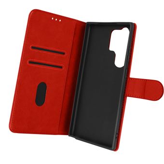 Avizar Housse pour Samsung Galaxy A53 5G avec Clapet Double Fenêtre Support  Vidéo rouge - Coque téléphone - LDLC