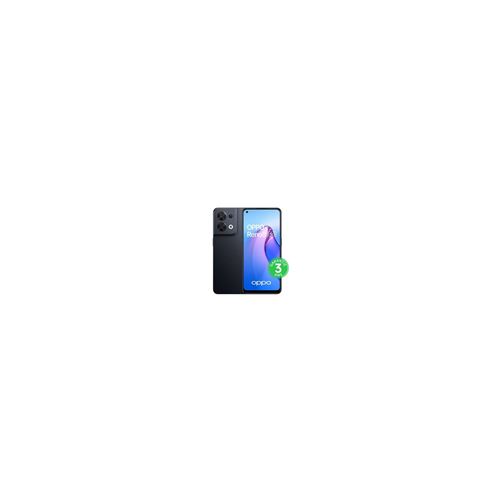 Smartphone Oppo reno8 noir 6.43 pouces RAM 8 Go 256 Go