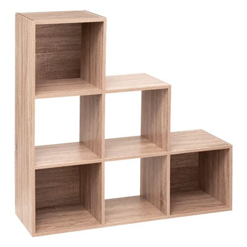 5five - Etagère - Escalier - 6 cases - Naturel - Image 3