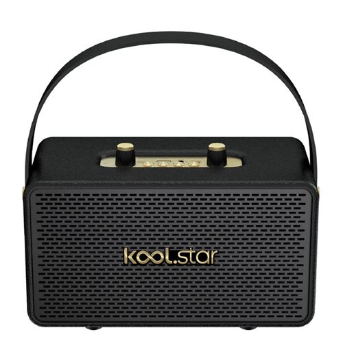  Enceinte bluetooth KoolStar Springstone Vintage Noir Or
