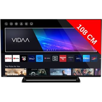 Smart TV toshiba 43QV3363DG 43 pouces 4K QLEDLCD - 1