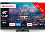 THOMSON TV QLED 4K 126 cm 50QG6C14 QLED Plus Google TV avec barre de son