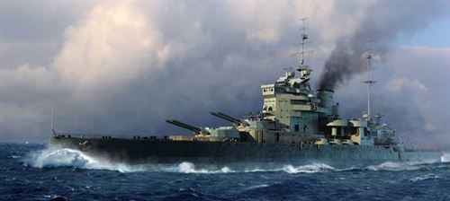  Maquette bateau Trumpeter HMS Valiant 1939- 1/700 - Maquette de batea