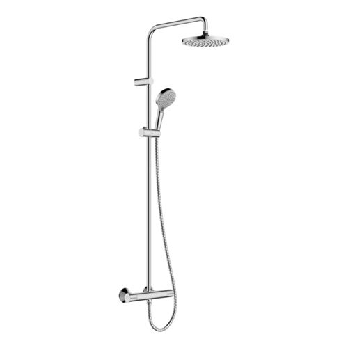 Colonne de douche thermostatique HANSGROHE Vernis Blend 200 Green chromé