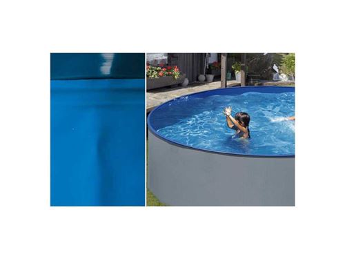 GRE - Liner 0,40 grésite piscine ovale 6,10m x 3,75m x 1,32m