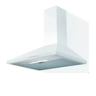 Faber Valia 60 WH - Hotte - hotte décorative - largeur : 59.8 cm - profondeur : 47.1 cm - extraction et recirculation (avec kit de recirculation supplémentaire) - blanc